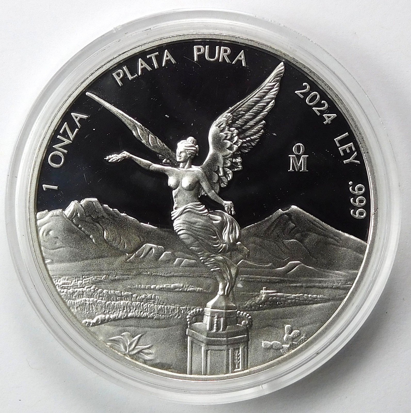 2024Mo Proof Mexico 1 Onza Libertad 1 Oz .999 Fine SiIver C0in 2024Mo Proof Mexico 1 Onza Libertad 1 Oz .999 Fine SiIver C0in