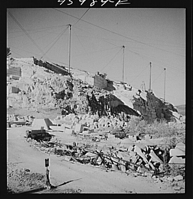 Photo:East Barre Vermont Whitmore & Morse Granite Quarry 1930s FSA