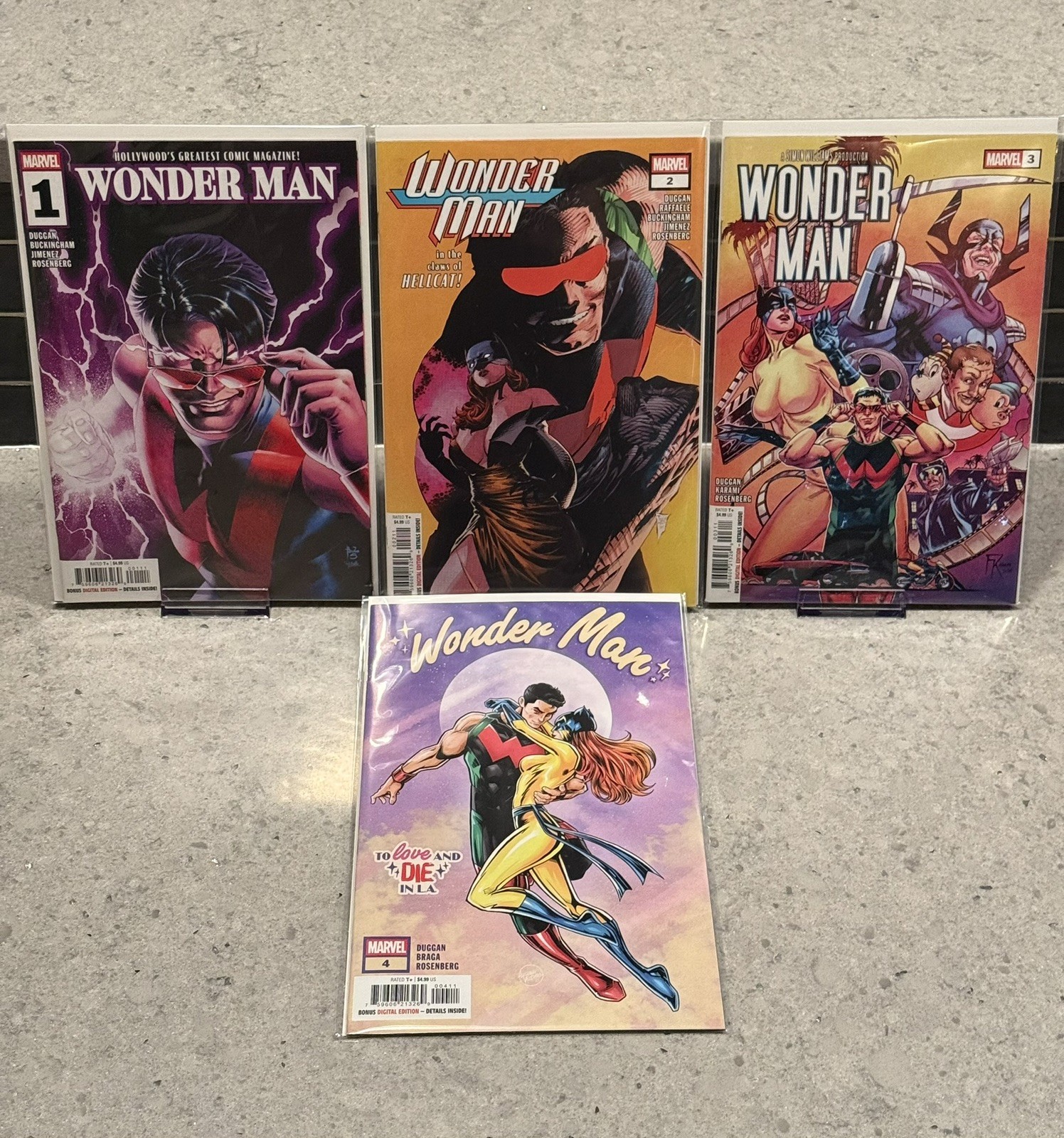 Wonder Man #1-4 Lot Marvel 2026 Duggan Buckingham Disney+ NM Bagged Boarded Wonder Man #1-4 Lot Marvel 2026 Duggan Buckingham Disney+ NM Bagged Boarded