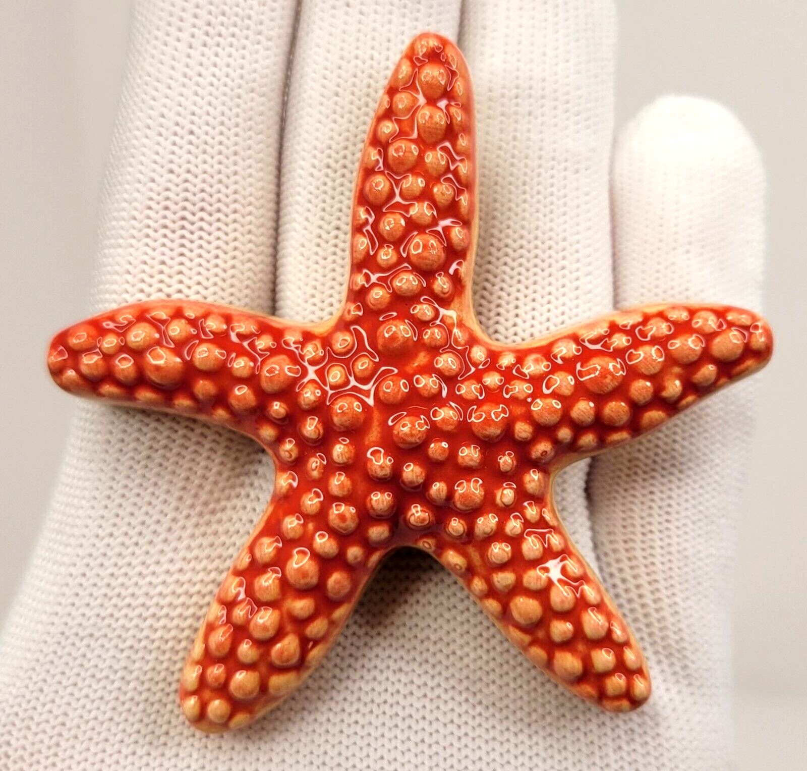 Nora Fleming Mini Starfish Sea Star Fish Ceramic Plate Charm
