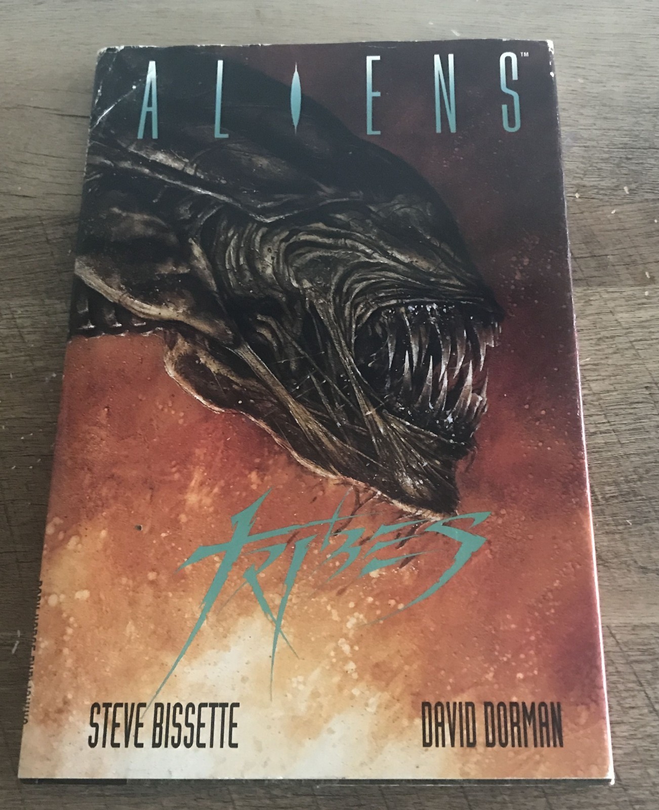 ALIENS: TRIBES STEVE BISSETTE DAVID DORMAN APRIL 1992 1ST PRINT HC DJ DARK HORSE ALIENS: TRIBES STEVE BISSETTE DAVID DORMAN APRIL 1992 1ST PRINT HC DJ DARK HORSE