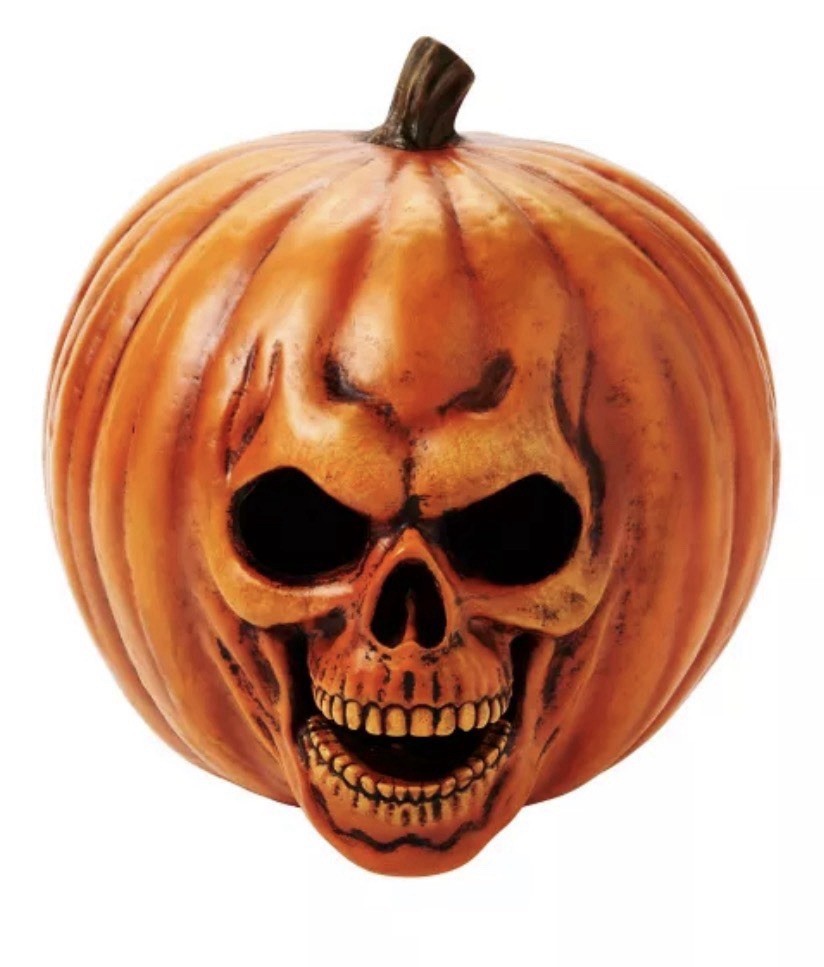 Halloween II Michael Myers Light-Up Pumpkin Skull Statue Spirit Halloween 2