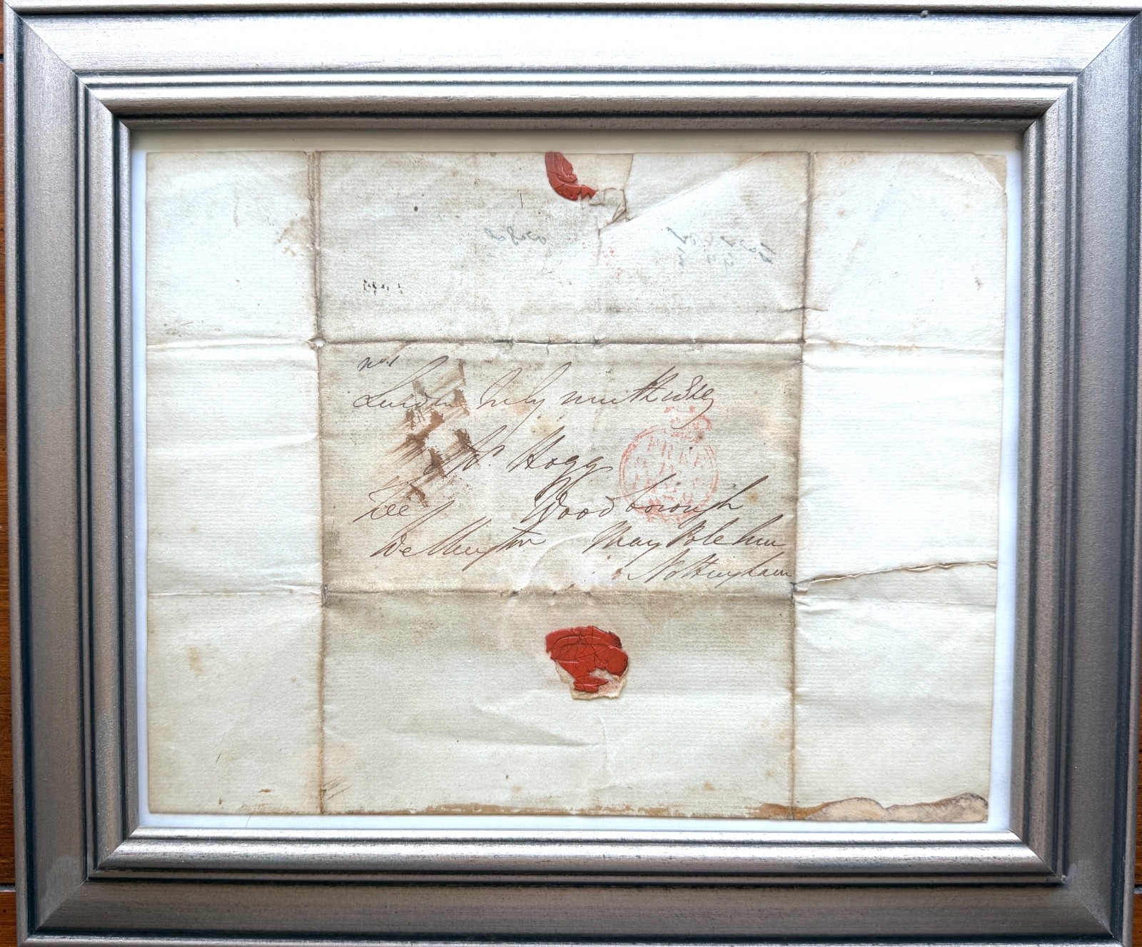 Duke of Wellington Signed Autograph Free Frank 1834 Iron Duke Prime Minister