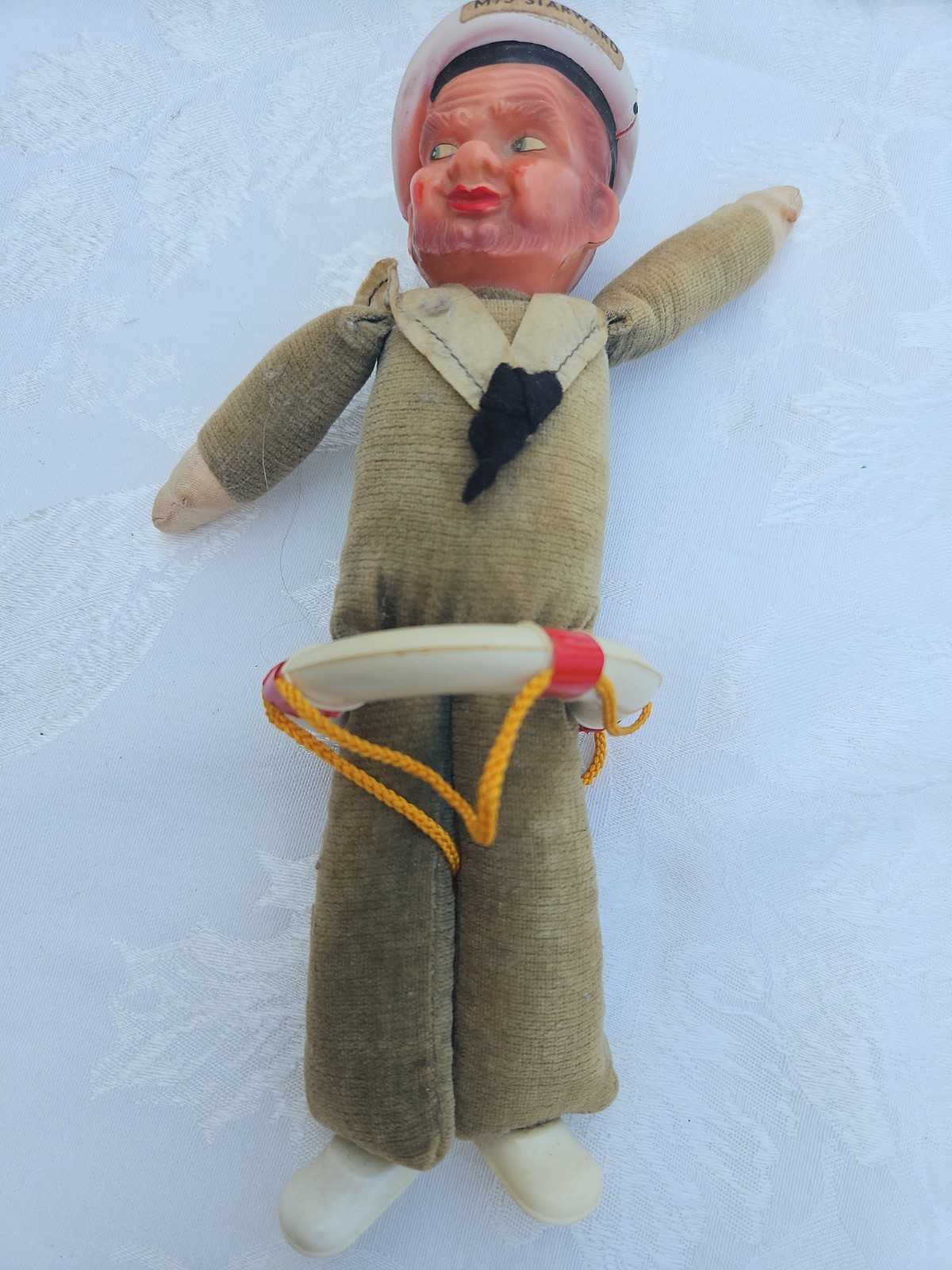 Vintage Sailor Doll from M/S Skyward Cruise Line 9\ Vintage Sailor Doll from M/S Skyward Cruise Line 9\