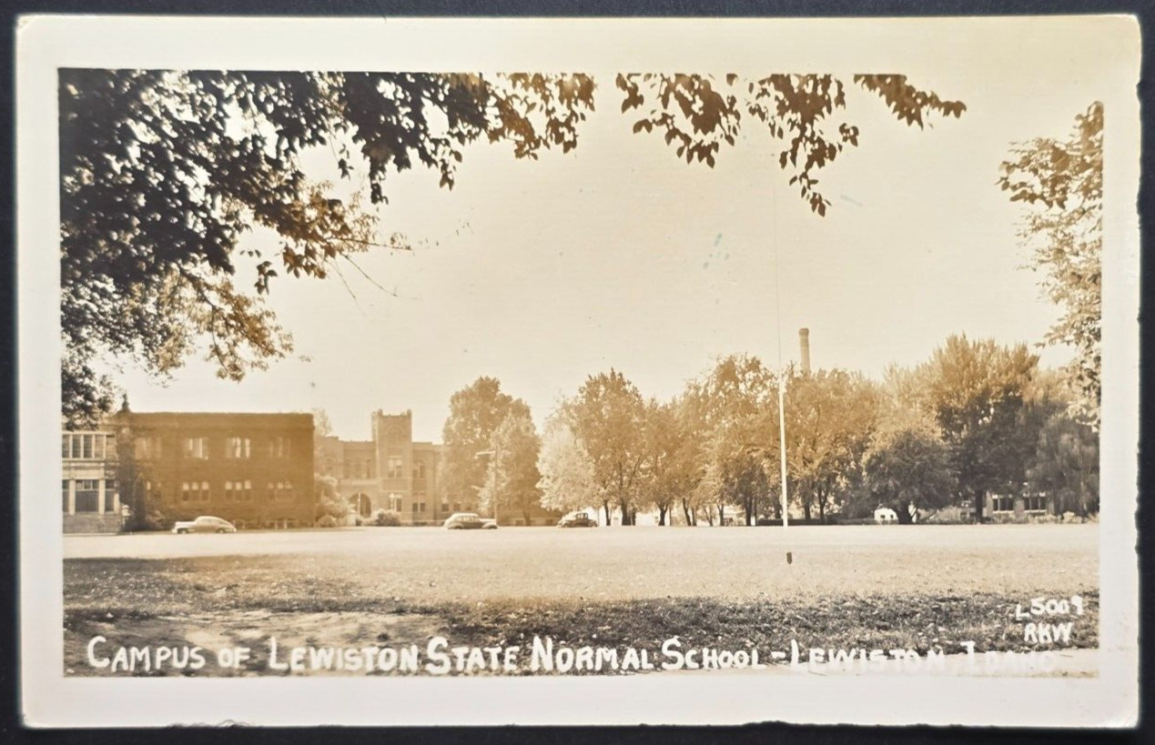 Lewiston State Normal School Campus Idaho Vintage Real Photo Postcard RPPC Lewiston State Normal School Campus Idaho Vintage Real Photo Postcard RPPC