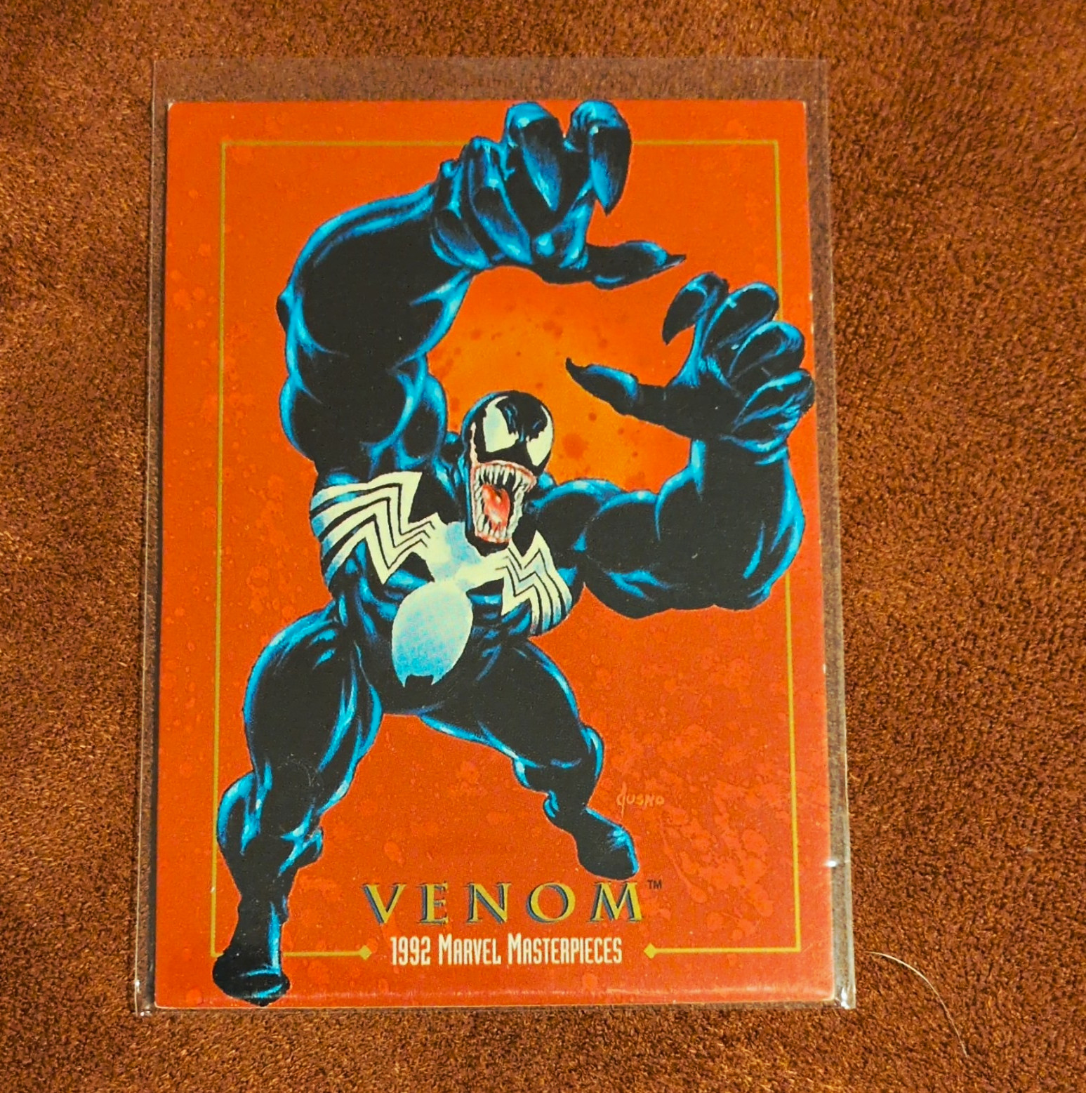 SkyBox 1992 Marvel Masterpieces Venom #97 Joe Jusko Base Set Trading Card