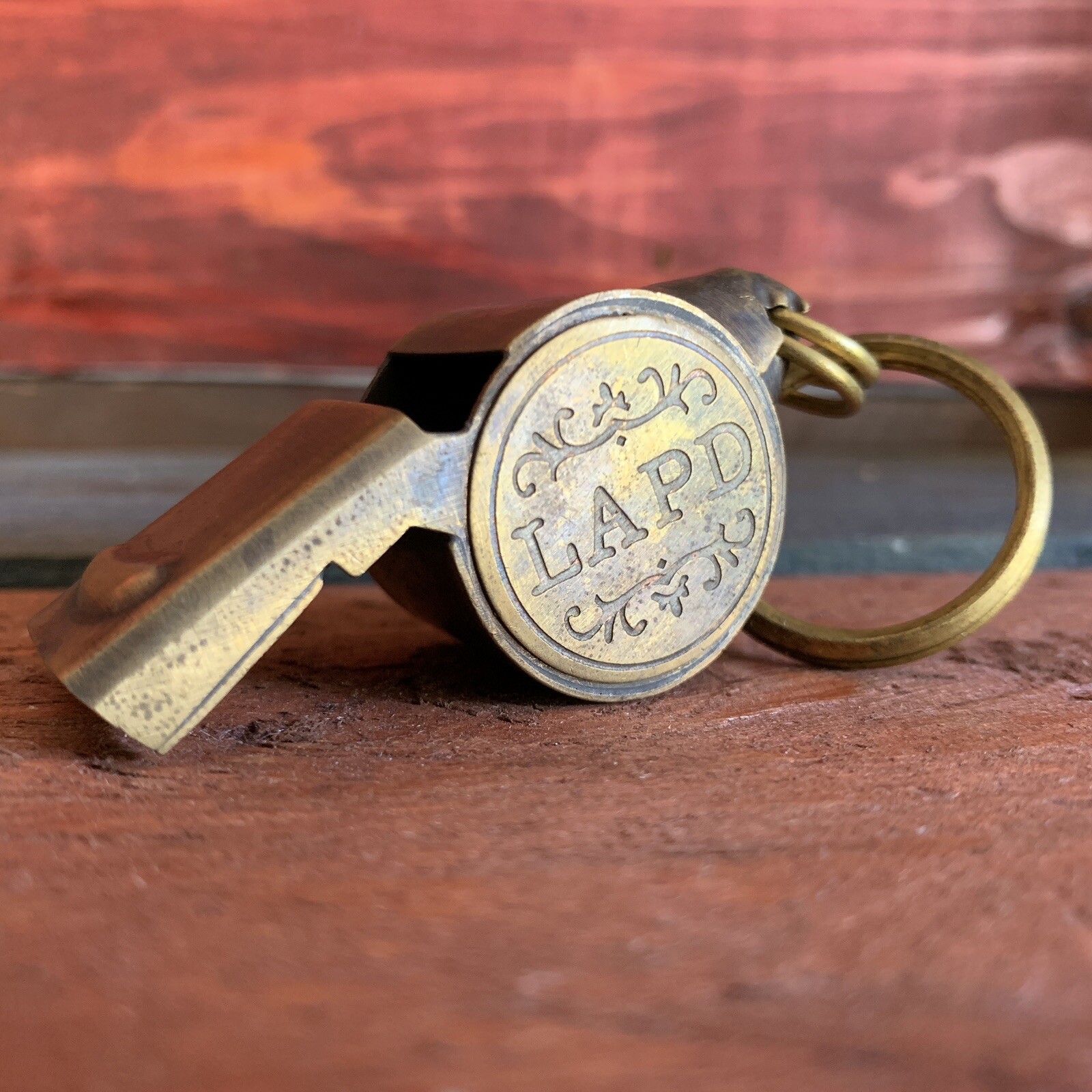 LAPD (Los Angeles Police Department) 1920\'s Brass Police Whistle 