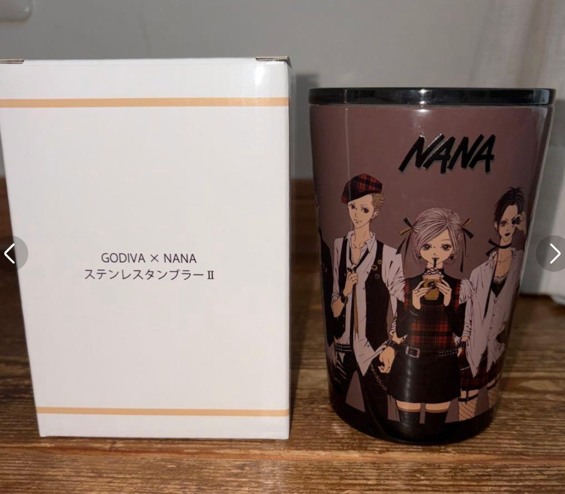 GODIVA x NANA collaboration tumbler  New 2026 Japan Limited Ai Yazawa