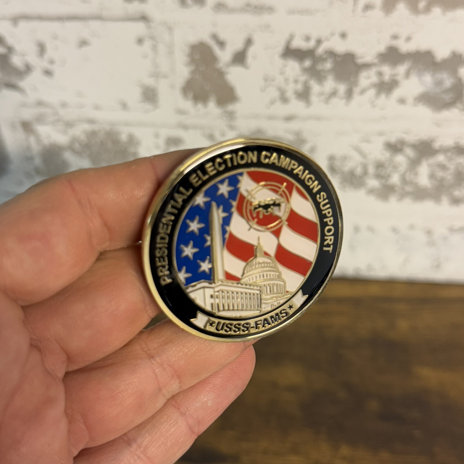 NEW - Presidential Election Campaign Support Challenge Coin - USSS - FAMS 2024 NEW - Presidential Election Campaign Support Challenge Coin - USSS - FAMS 2024