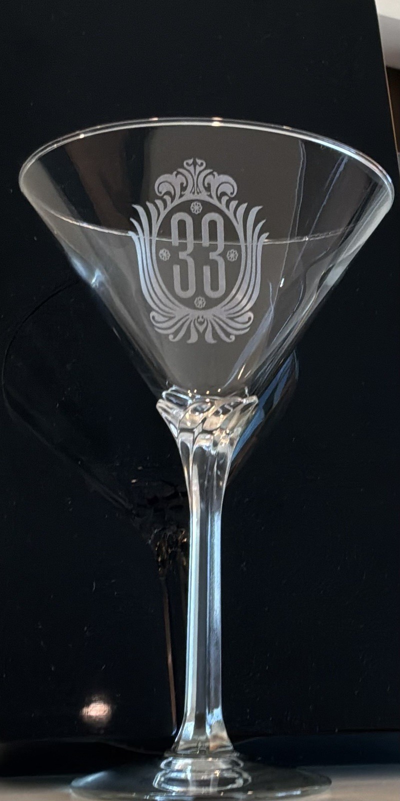 Club 33 Vintage Martini Glasses (Set Of 4) — New Club 33 Vintage Martini Glasses (Set Of 4) — New
