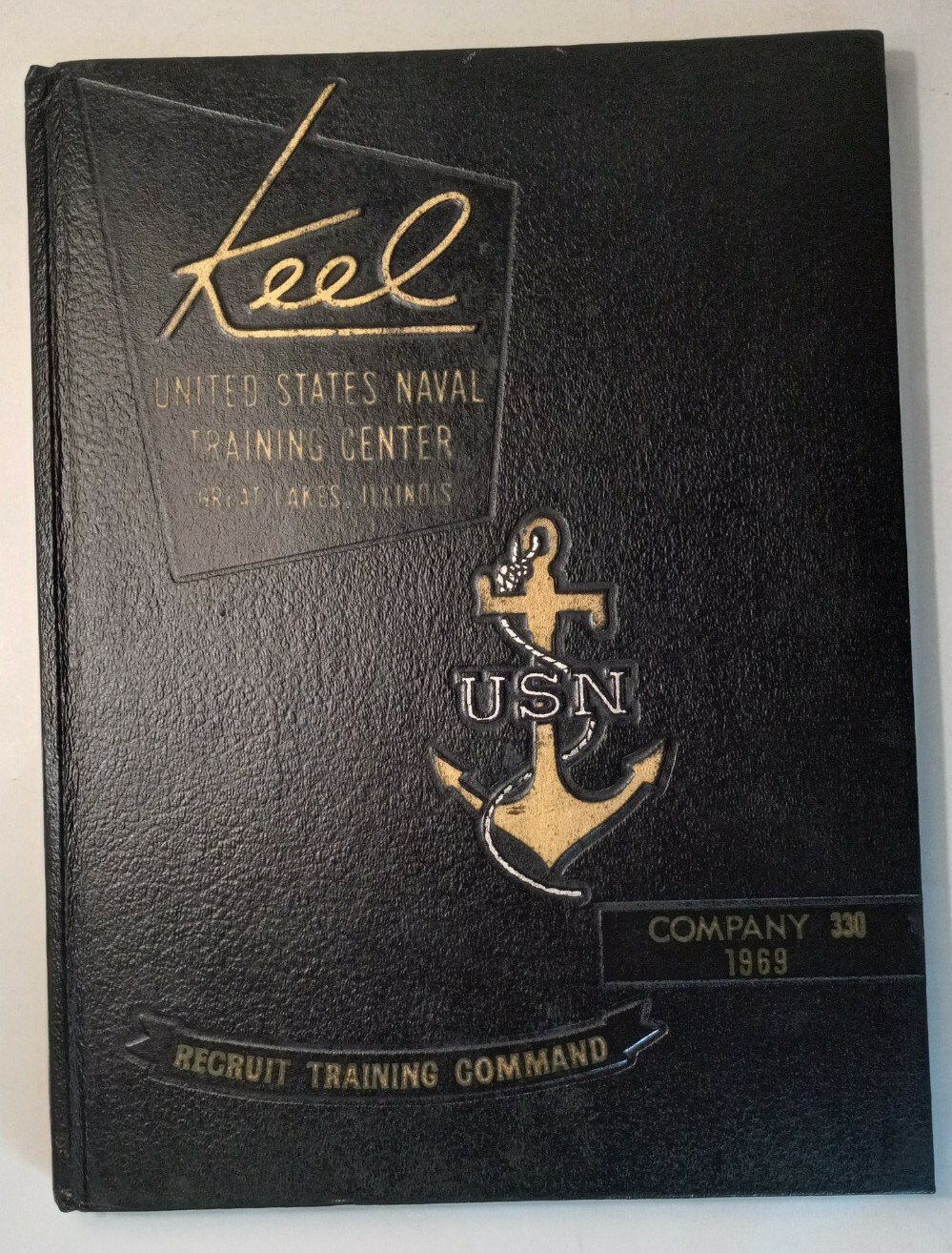 1969 KEEL USN Naval Training Center Yearbook Co. 330 Great Lakes IL Vietnam Era