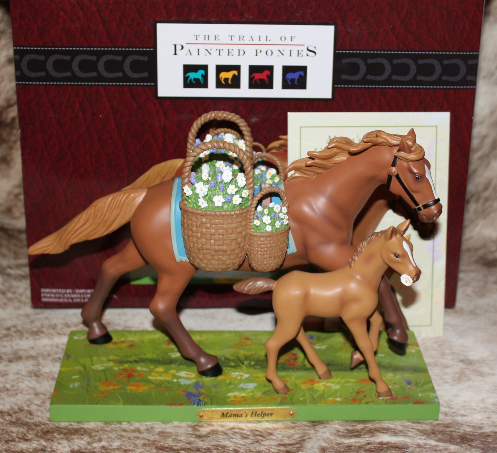 TRAIL OF PAINTED PONIES Mama\'s Helper~Low 1E/113~Tender Bond Between Mare & Foal