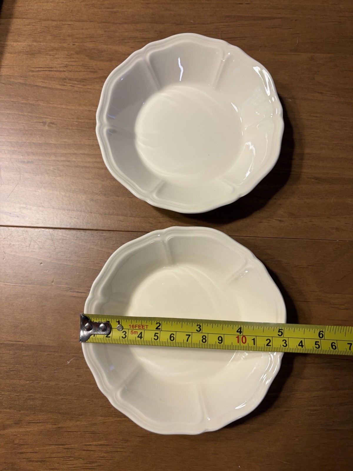 Wedgwood Queen\'s Shape Plain Fruit Dessert Bowls 5” Set Of 2, England 792702