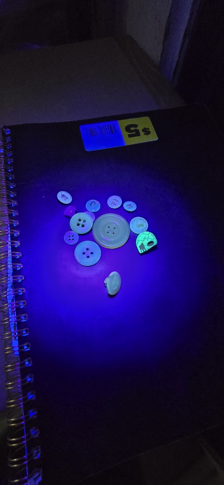 13 Vintage Uranium Buttons Various Sizes