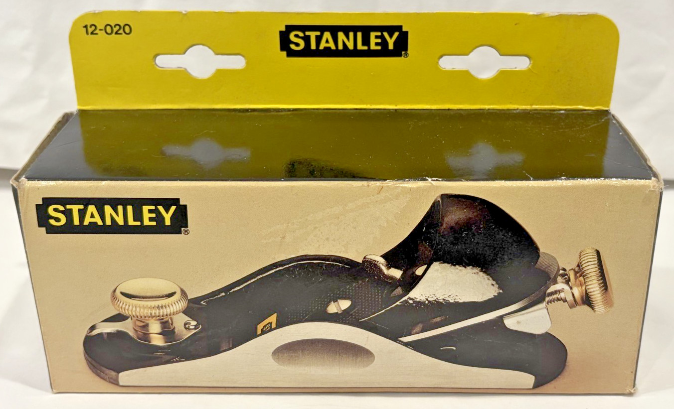 Vintage 1990's NOS Stanley Plane 12-020 (9 1/2) Fully Adjustable Block w/ Box Vintage 1990's NOS Stanley Plane 12-020 (9 1/2) Fully Adjustable Block w/ Box