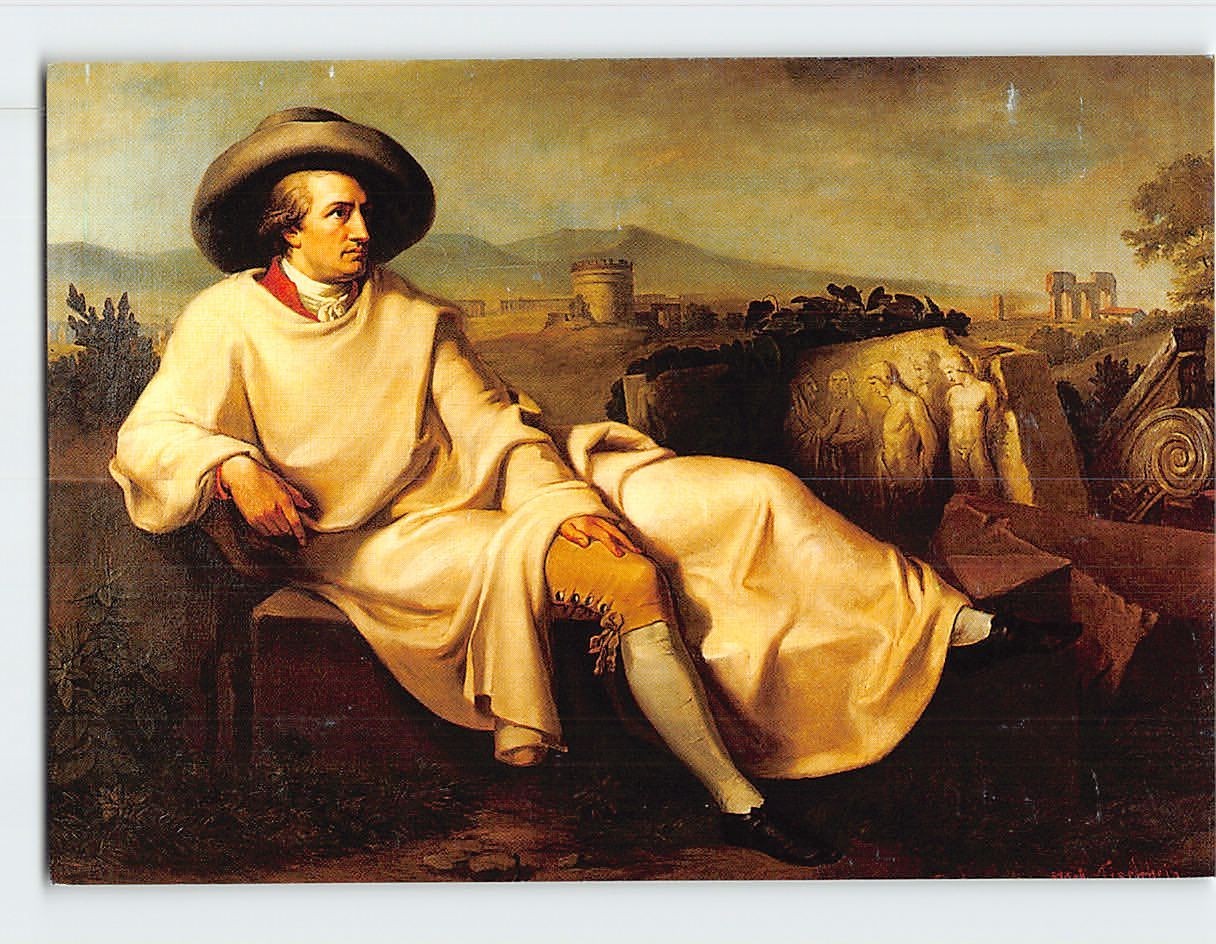 Postcard Goethe in the Roman Campagna Johann Heinrich Wilhelm Tischbein