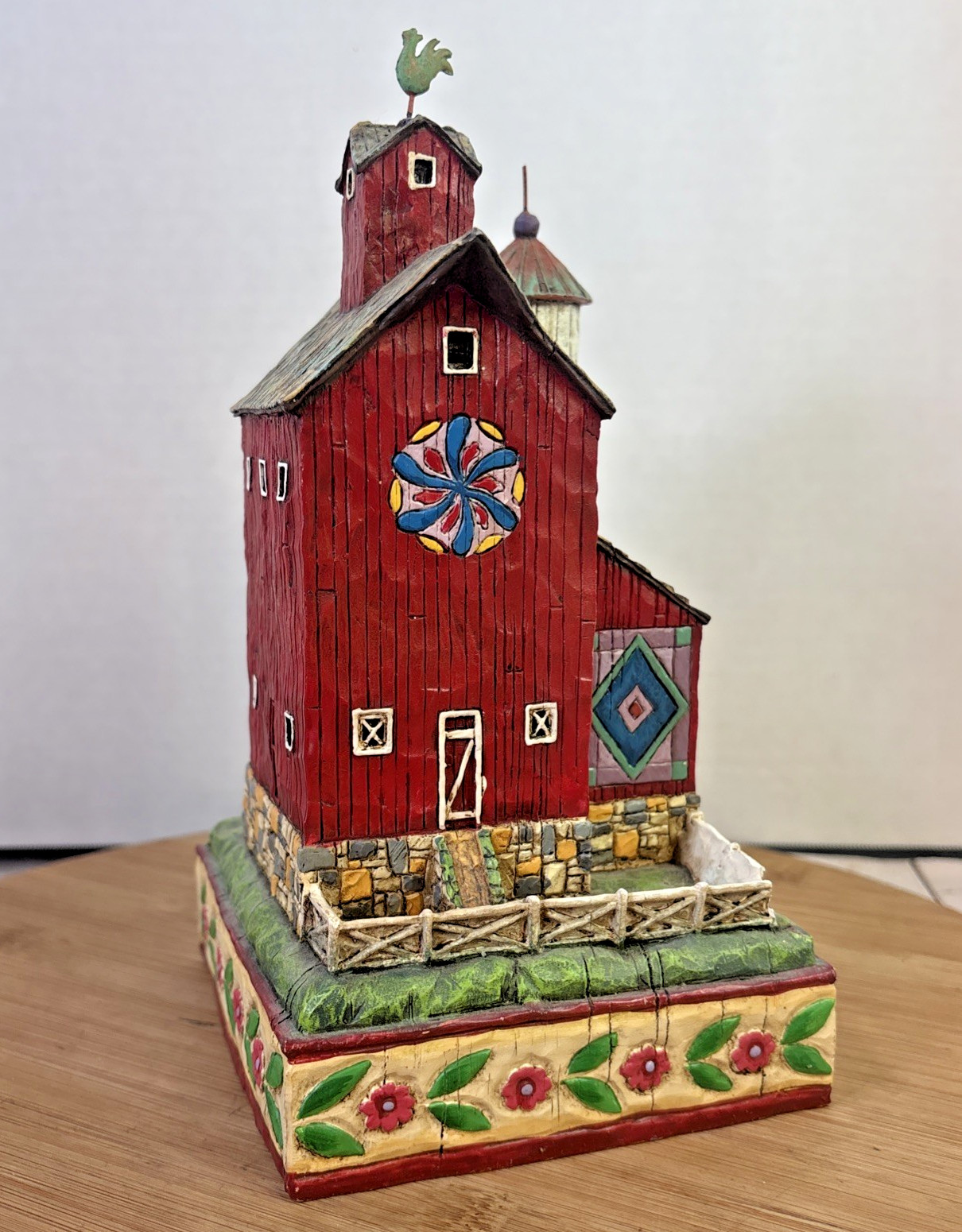 Jim Shore Red Barn Strength & Plenty 2004 Heartwood Creek Quilt Barn 0000308 Jim Shore Red Barn Strength & Plenty 2004 Heartwood Creek Quilt Barn 0000308