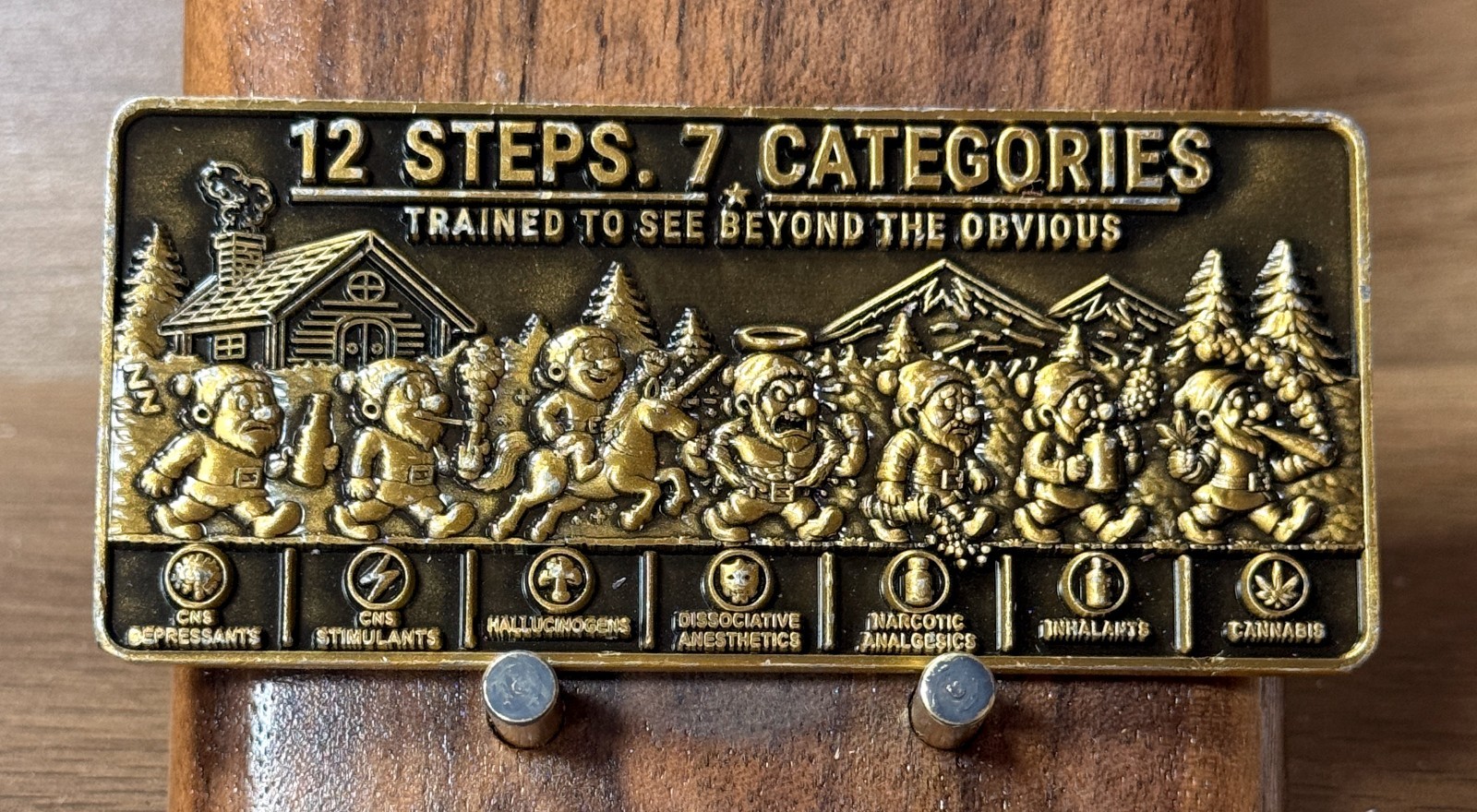 DRE 2026 IDTS Conference Anaheim CA Rectangular Challenge Coin  M#23