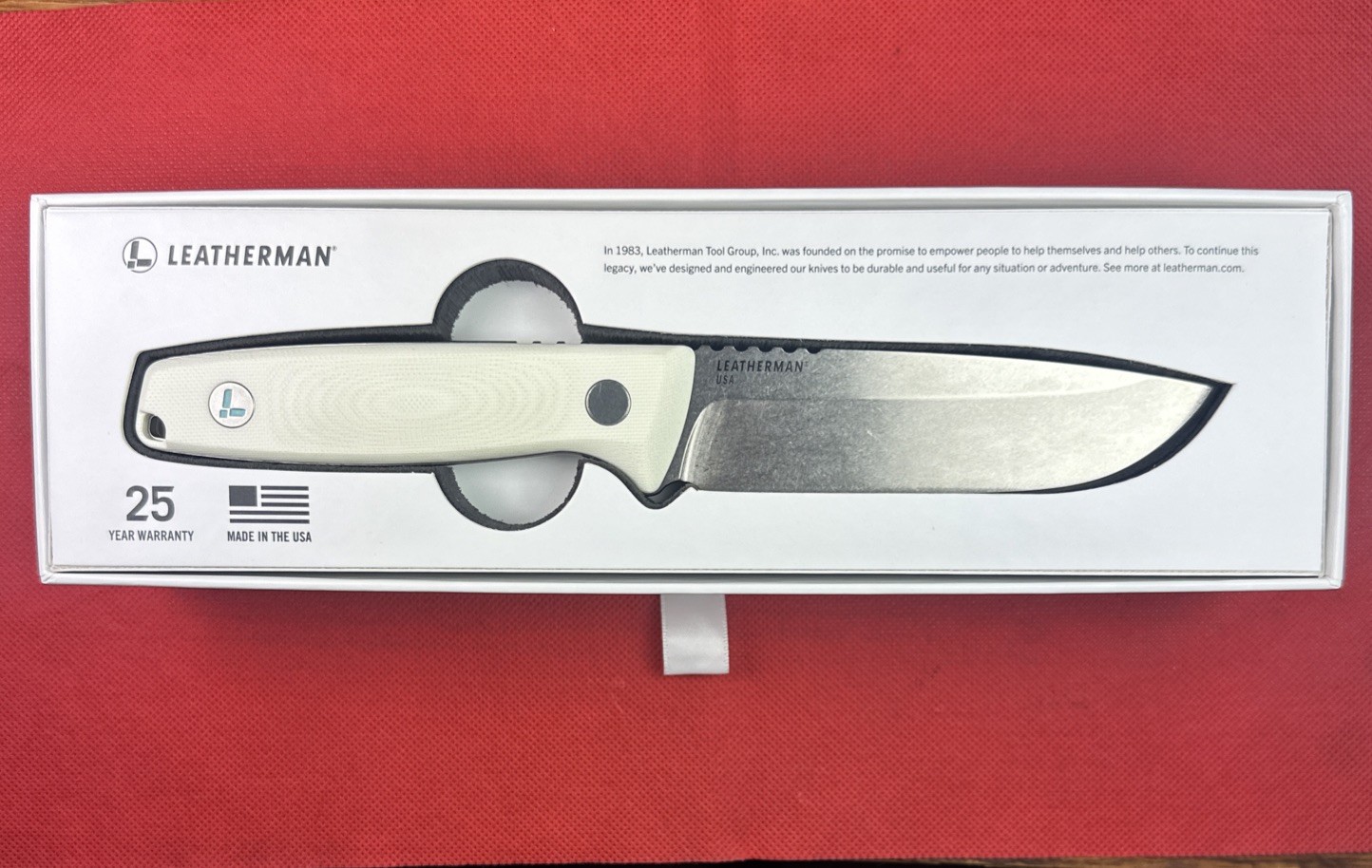 Retired Leatherman Alpine Trac Sheath Fixed Blade G10  MagnaCut Outdoor Knife