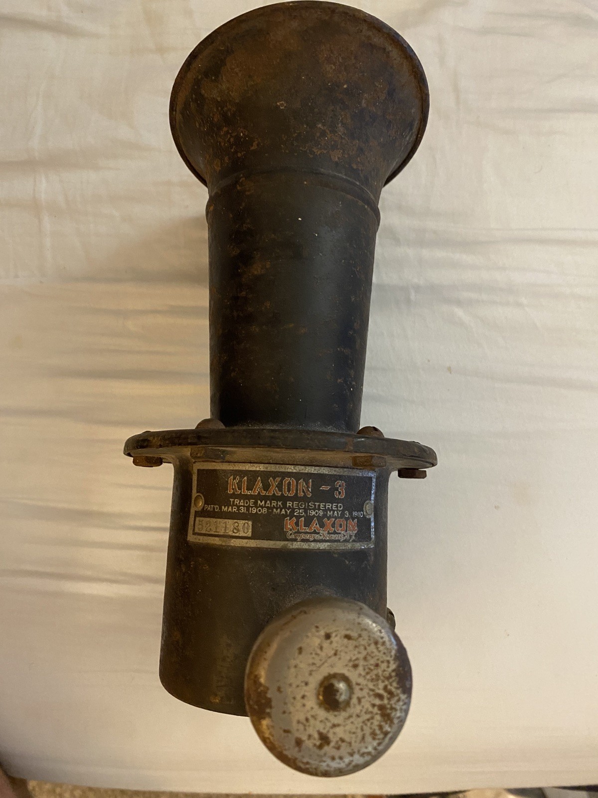 Manual hand klaxon horn great working condition Model T Motorcycles Manual hand klaxon horn great working condition Model T Motorcycles
