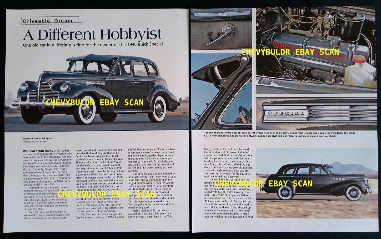 1940 Buick Special Model 41 Article 