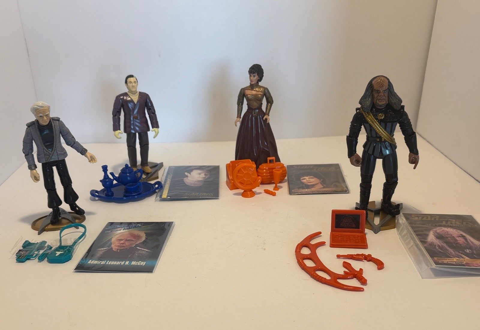 Vintage Star Trek Mixed Lot Of Loose Action Figures 4 1/2\