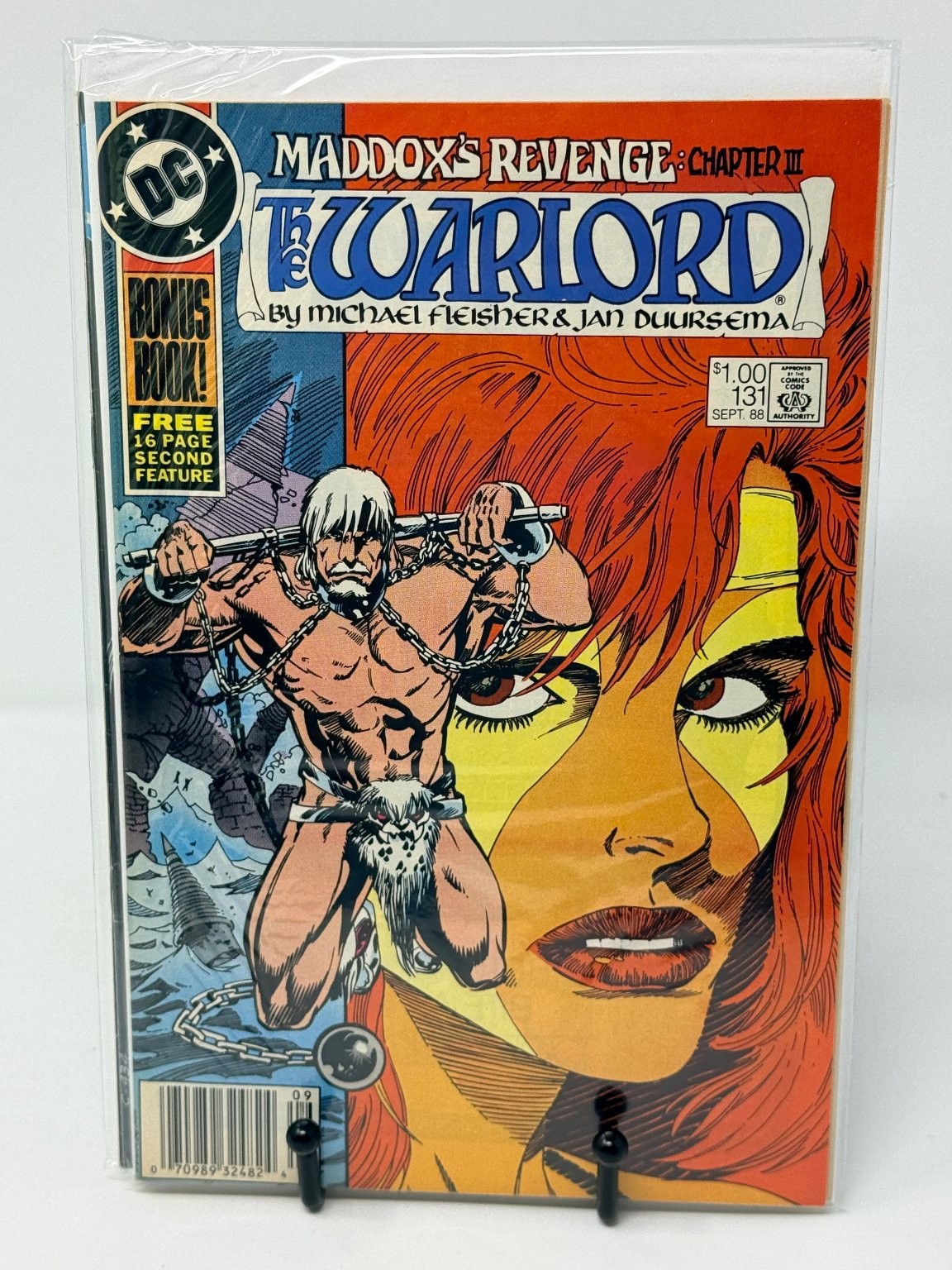 The Warlord #131 DC Comics Michael Fleisher Jan Duursema 1988
