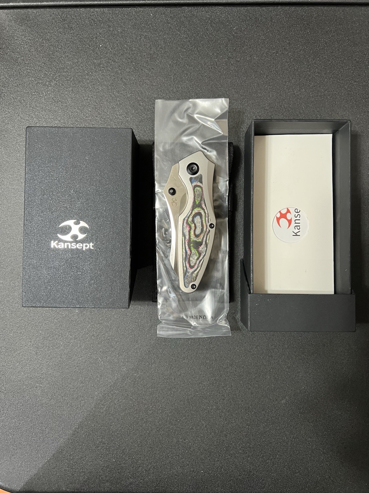 Kansept Baba Yaga K1074A4 20CV & Titanium + 80’s Camo Carbon Folding Knife ~ NEW Kansept Baba Yaga K1074A4 20CV & Titanium + 80’s Camo Carbon Folding Knife ~ NEW