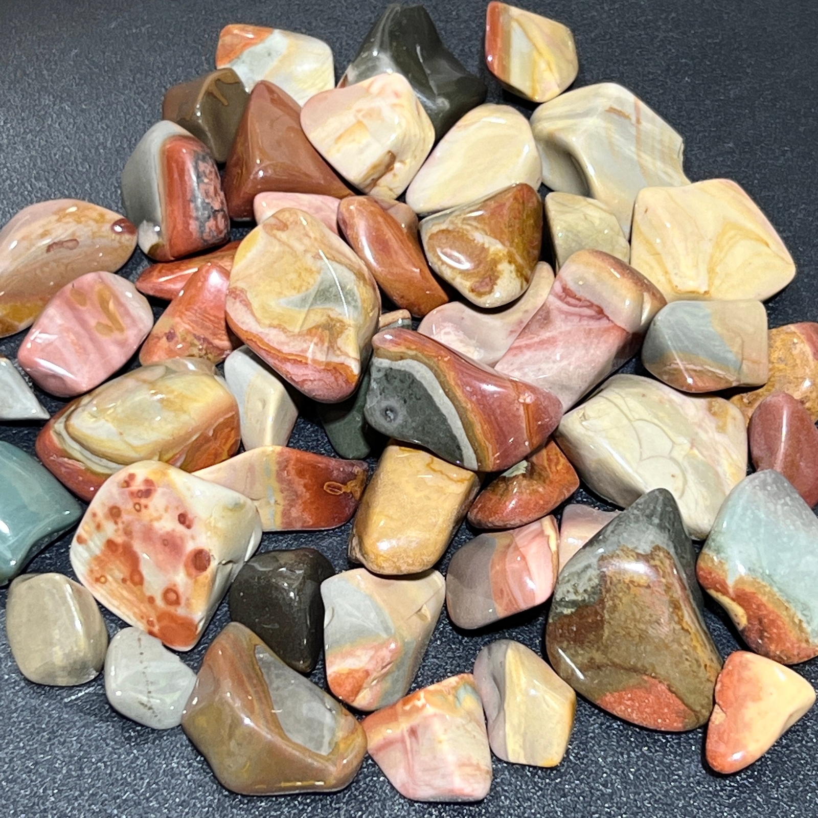 Desert Jasper Tumbled Stones (By The Piece Or Pound) Wholesale Desert Jasper Tumbled Stones (By The Piece Or Pound) Wholesale