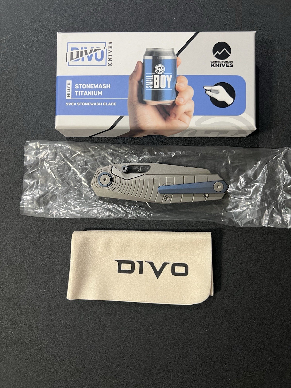 Divo Knives Small Boy ~ S90V & Titanium ~ WMK Exclusive