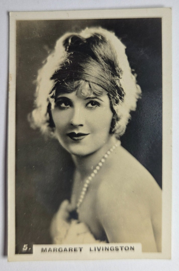 1926 BAT Beauties 2nd Series Tobacco #5 Margaret Livingston 1926 BAT Beauties 2nd Series Tobacco #5 Margaret Livingston