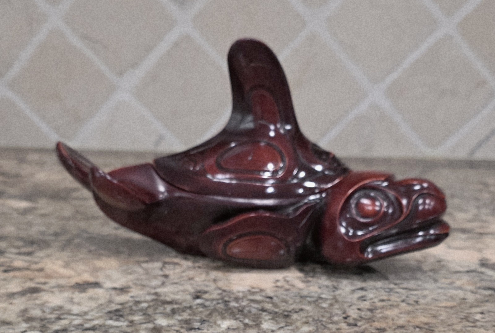 Vintage Boma Spirit Box - Killer Whale, Sculpted by Thomas McPhee Vintage Boma Spirit Box - Killer Whale, Sculpted by Thomas McPhee