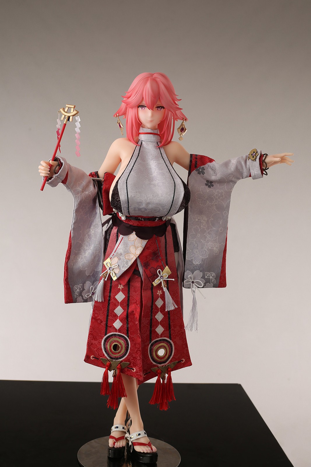 Lingyun Studio Yae  1/3 Silica gel Statue Cast off Model 65cm
