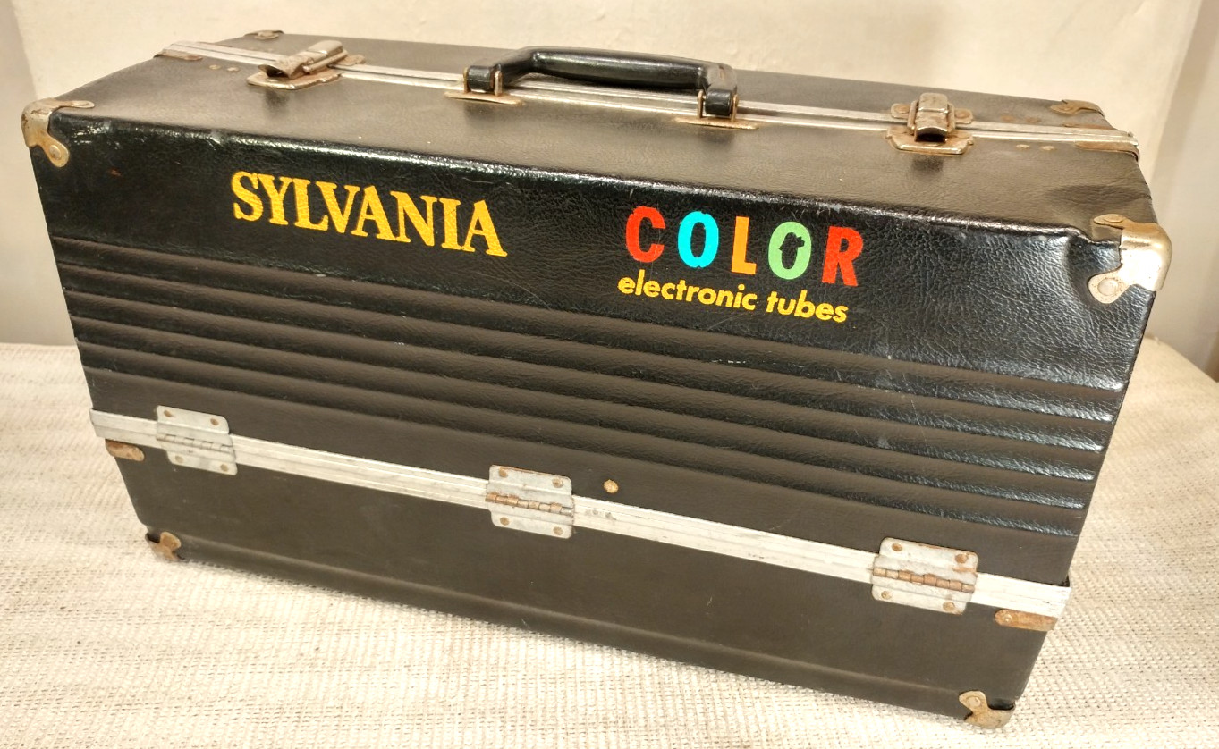 Vintage SYLVANIA TV/Radio Service Repair Case/Tool Box - 22 x 12 x 9 - Cool