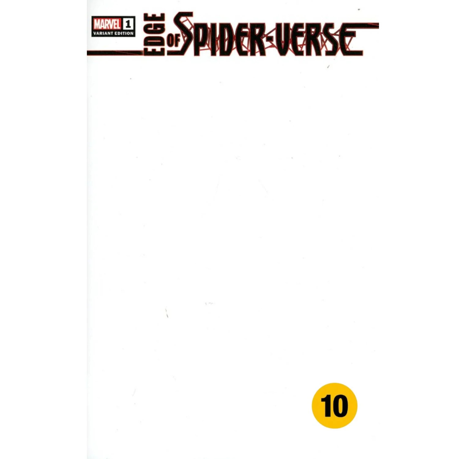 Edge of Spider-Verse: #1 (X 10 Blank Sketch CVR B)2022 Edge of Spider-Verse: #1 (X 10 Blank Sketch CVR B)2022