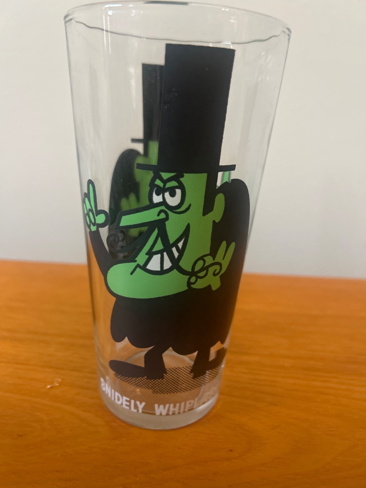 VINTAGE Pepsi Collector Series Drink Glass - Snidely Whiplash VINTAGE Pepsi Collector Series Drink Glass - Snidely Whiplash