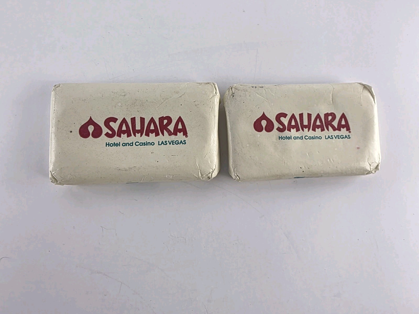 2 Vintage Sahara  Casino 🏨 HOTEL LAS VEGAS NEVADA Complexion Soap bar Unopened 