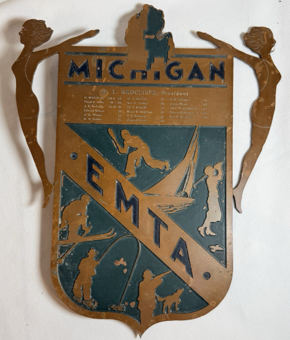 1940s Michigan EMTA Sports Copper or Bronze 10\
