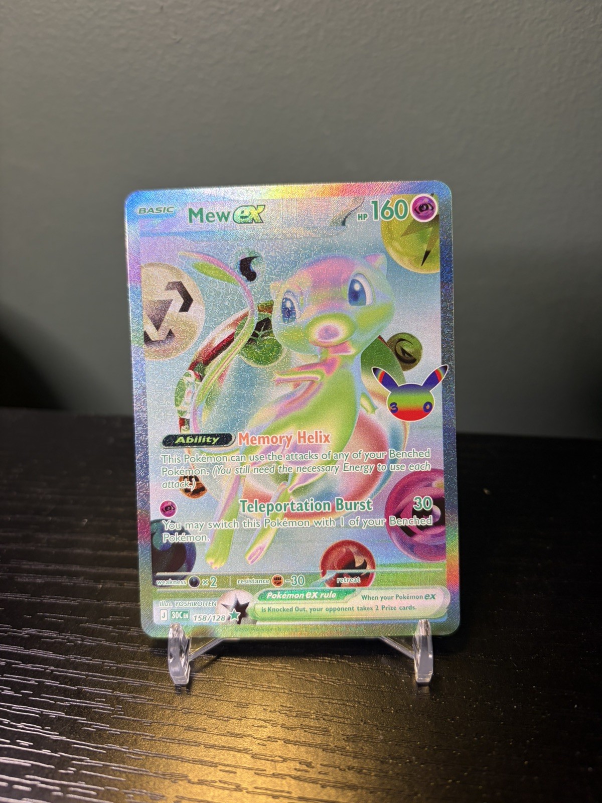 Pokemon - Mew ex 158/128 30th anniversary set “Future Mew” Pack Fresh Near Mint
