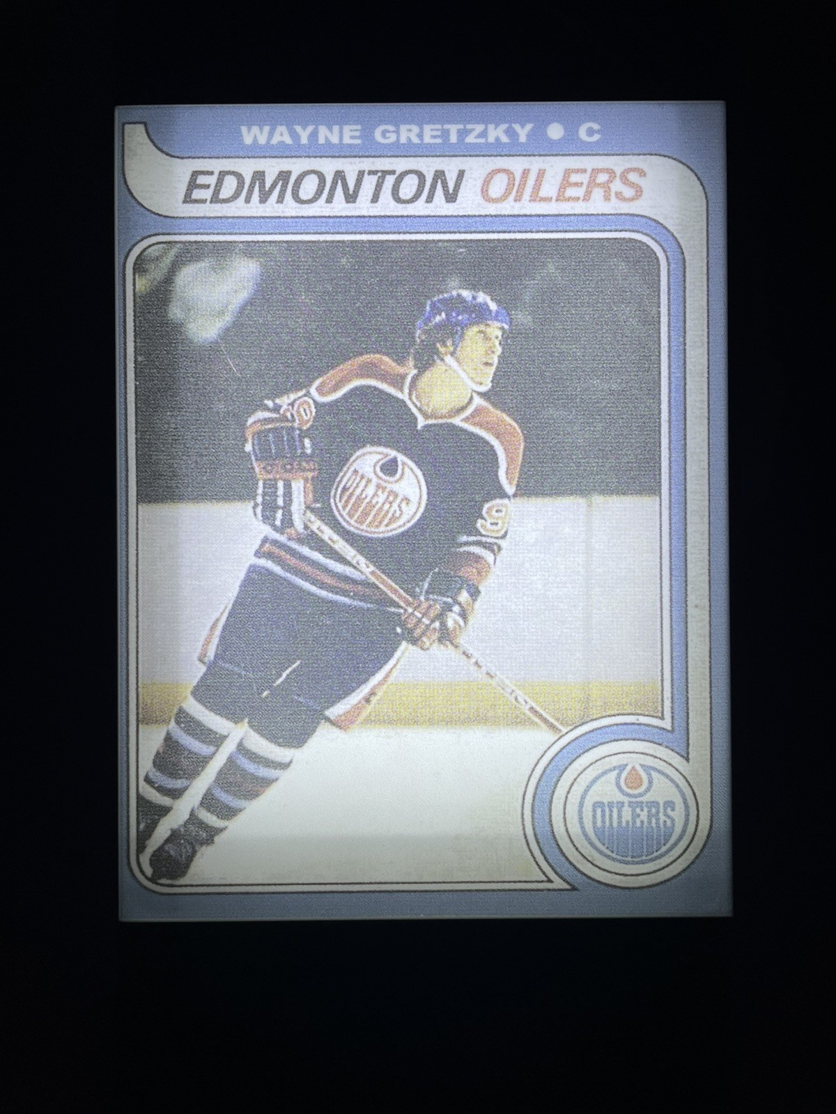 Wayne Gretzky 1979-80 RC Lightbox Wayne Gretzky 1979-80 RC Lightbox