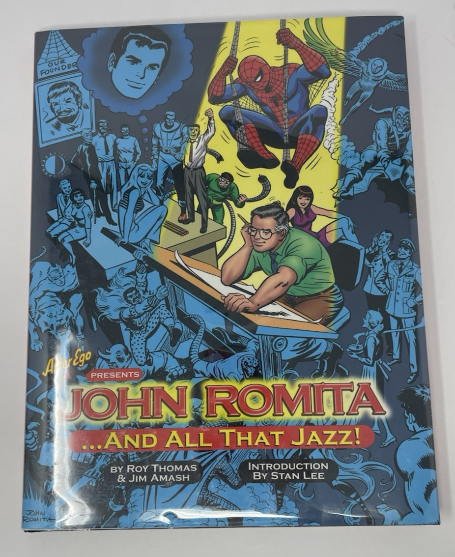 Alter Ego John Romita...and All That Jazz HC Signed By Romito & Roy Thomas New