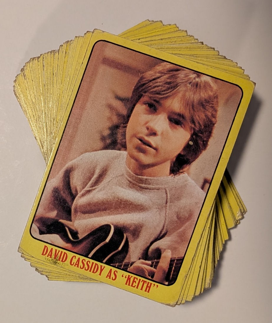 Partridge Family Yellow Border 1971 Series 1 Complete Card Set VG/EX [v19 Partridge Family Yellow Border 1971 Series 1 Complete Card Set VG/EX [v19