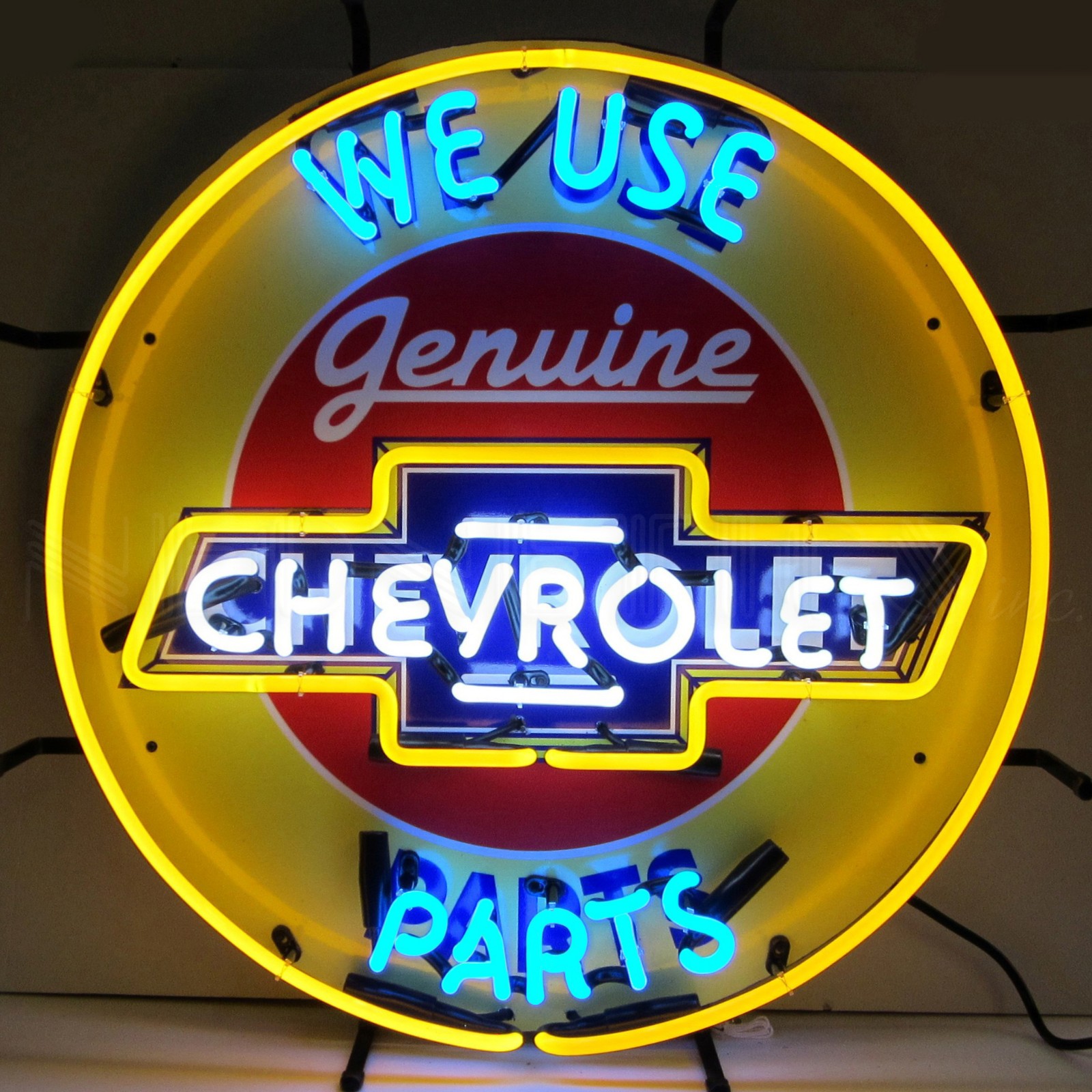 Chevy Parts Neon Sign Chevrolet GM garage Glass wall lamp light Camaro SS 2026