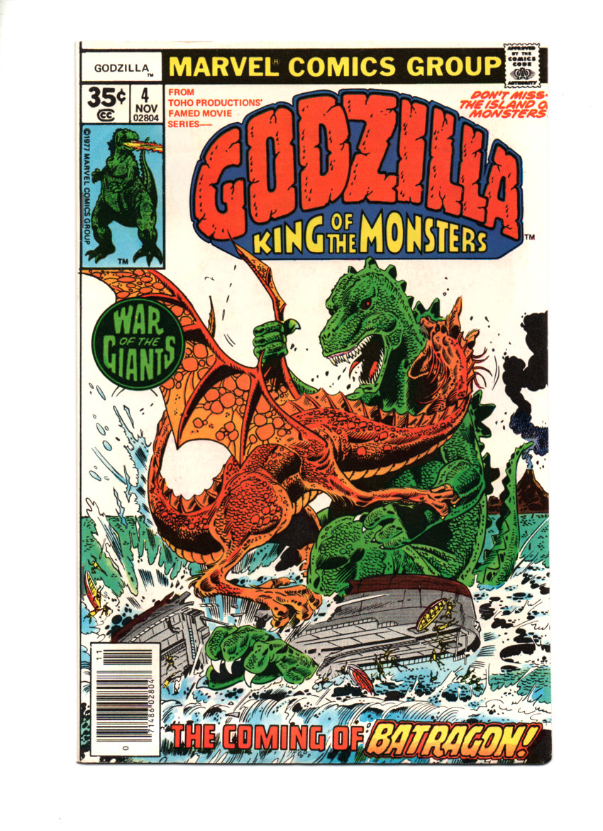 GODZILLA #4 VF 8.0 MOENCH/SUTTON TRIMPE COVER 1ST MONSTER MENAGERIE