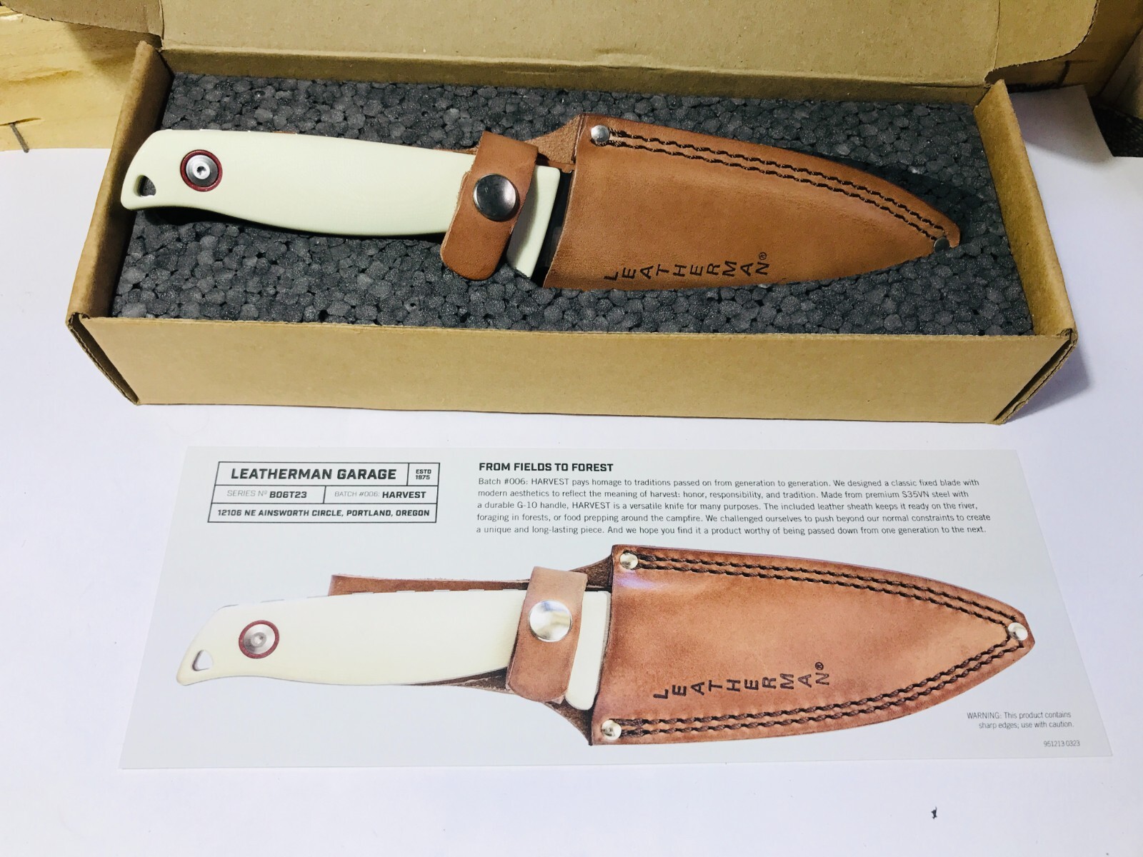 Leatherman Garage Batch #006: Harvest IN hand ready to ship