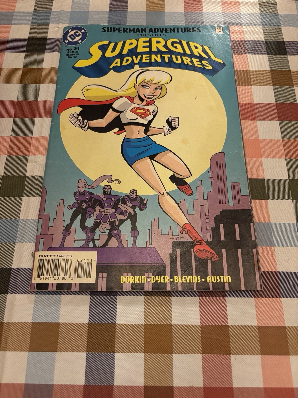 SUPERMAN ADVENTURES #21 1st Animated SUPERGIRL ADVENTURES DC 1998