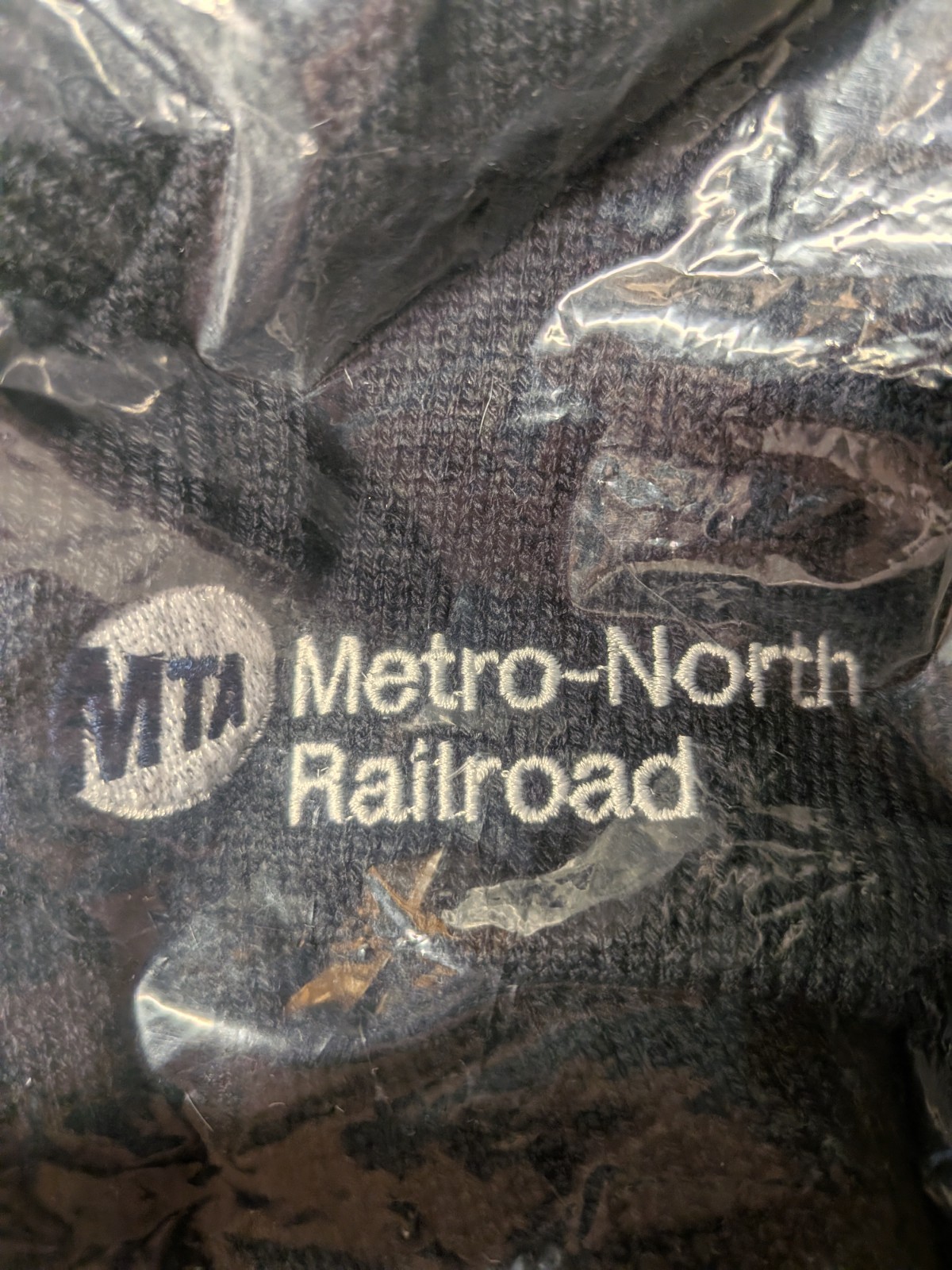 MTA Metro-North Railroad/LIRR Train Conductor Sweater Vest Sweatshirt. LARGE