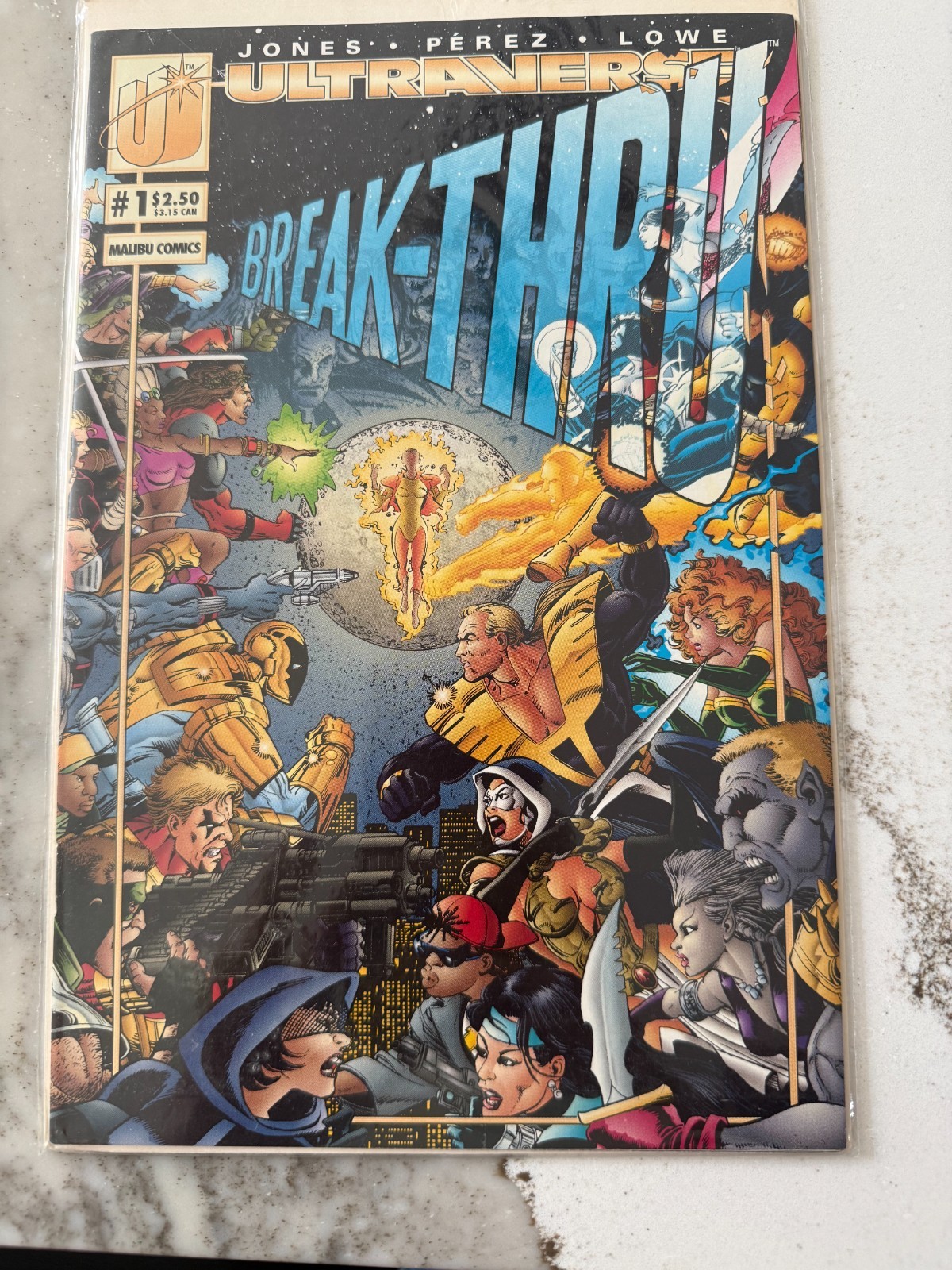 Ultraforce Avengers #1 Break-Thru Malibu Comics 1995 Marvel Ultraverse Crossover Ultraforce Avengers #1 Break-Thru Malibu Comics 1995 Marvel Ultraverse Crossover