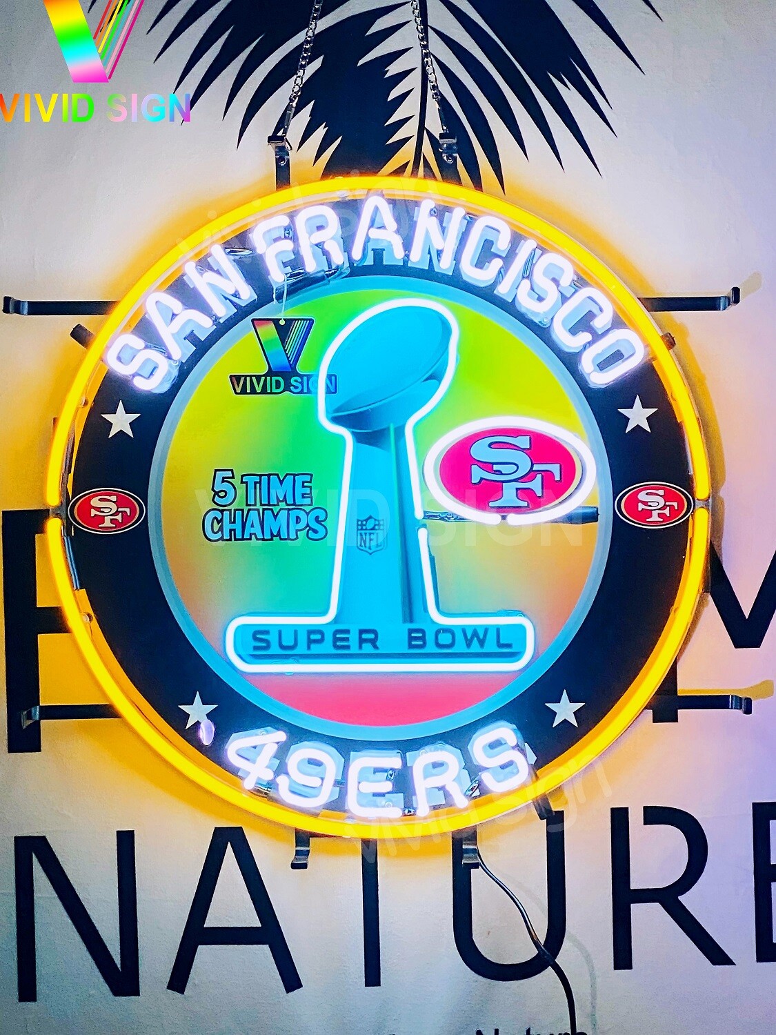 San Francisco 49ers Neon Light Sign Lamp 24\