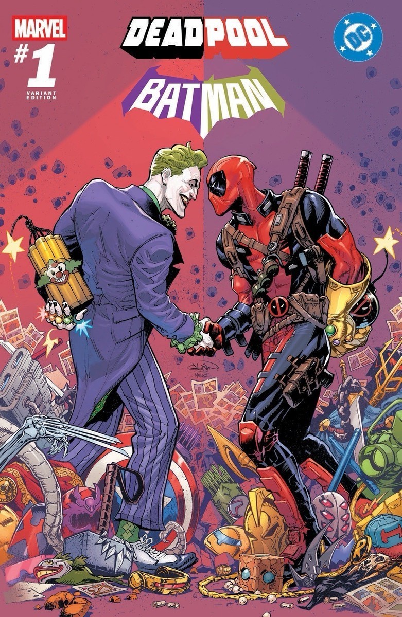 Deadpool Batman #1 Patrick Gleason Trade Dress Variant Cover (A) DC Marvel